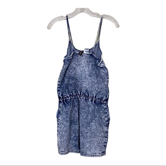 Vintage Pants - Vintage Acid Wash Short Romper